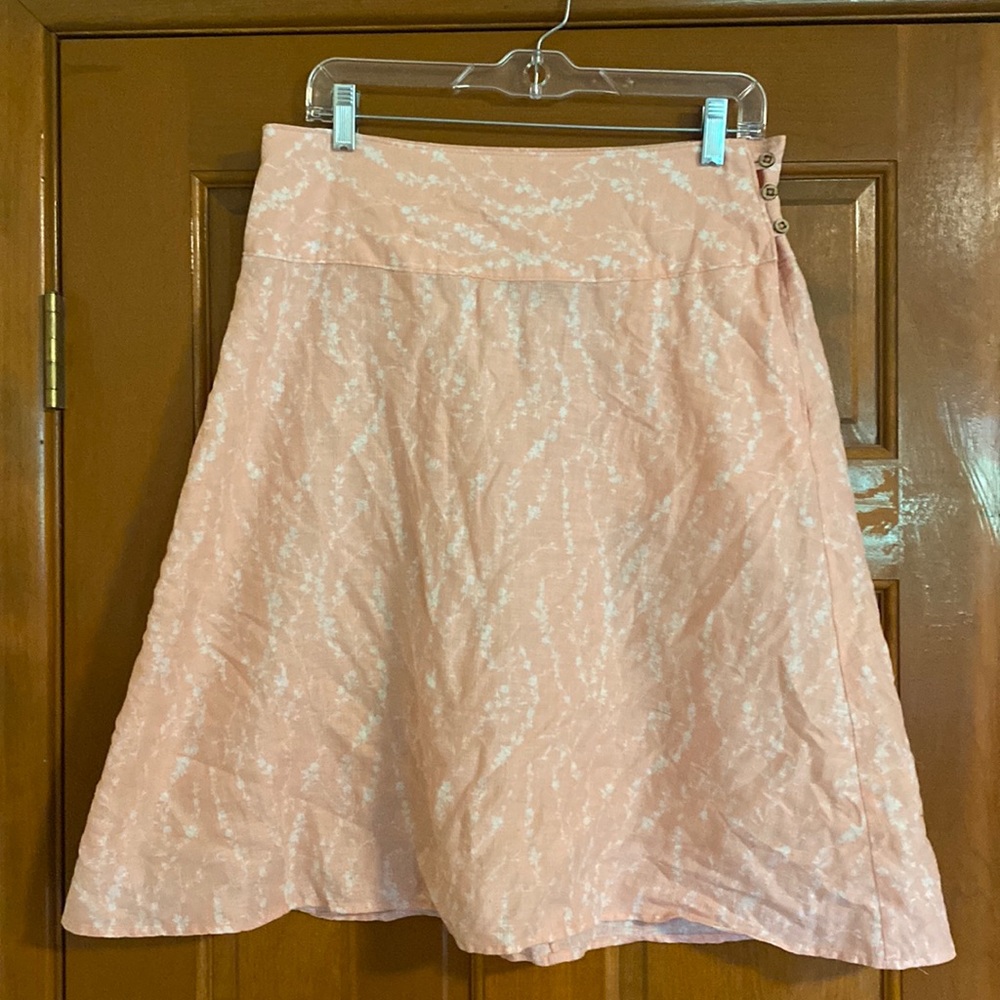 Patagonia Pink Floral A-Line Skirt